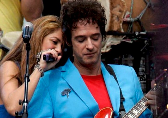 Shakira y Gustavo Cerati juntos.
