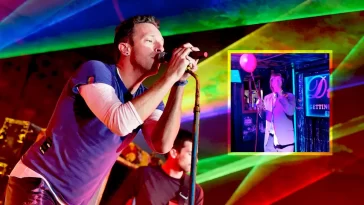 Chris Martin de Coldplay cantó disfrazado en un karaoke de Las Vegas